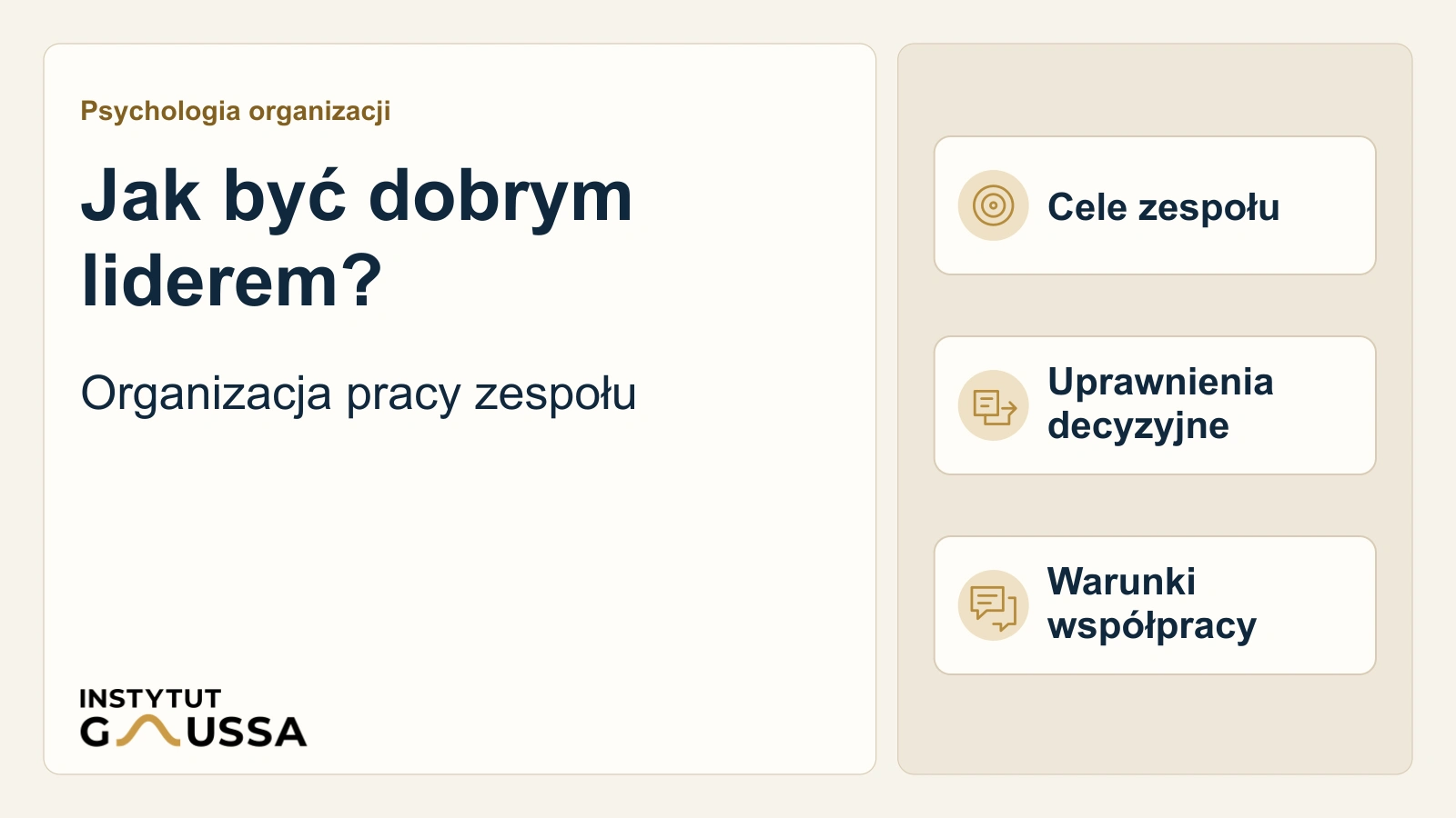 Jak być dobrym liderem?