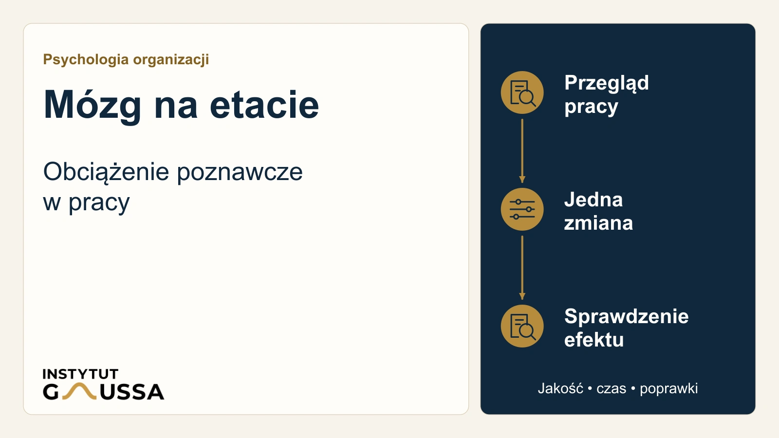 Mózg na etacie: Jak zarządzać obciążeniem poznawczym (cognitive load) w zespole, by uniknąć chaosu i paraliżu?