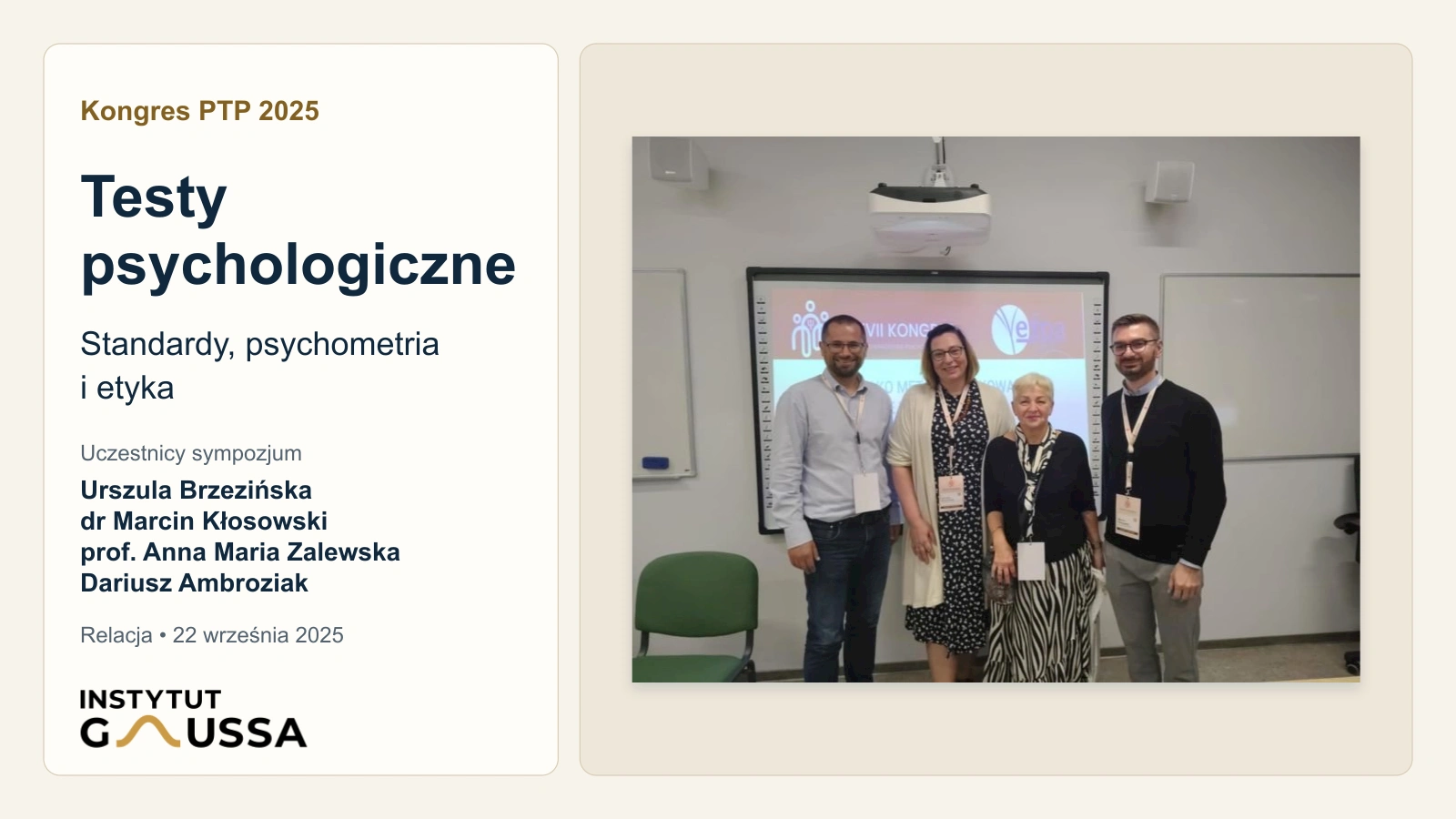 Testy psychologiczne: standardy, psychometria i etyka